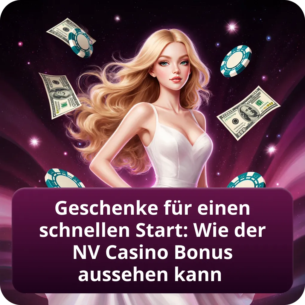 Geschenke für einen schnellen Start: Wie der NV Casino Bonus aussehen kann